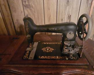 Antique New Royal sewing machine