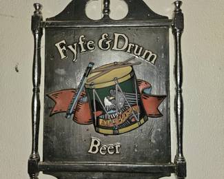 Fife & Drum Beer Sign