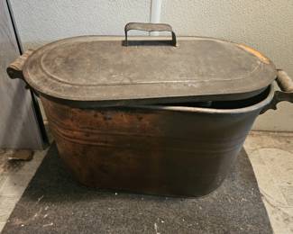 Antique Copper Bin