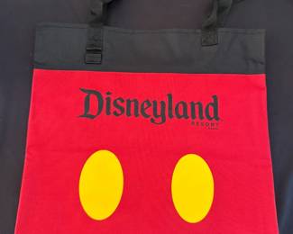Disneyland Resort Mickey Mouse "Pants" Canvas Tote Bag.