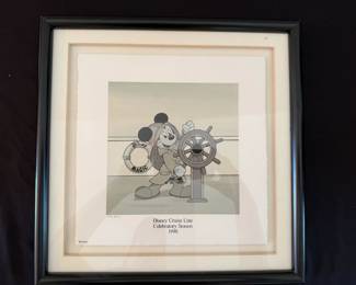 "Helmsman Mickey," released by Disney Art Editions for the Disney Cruise Line Celebratory Season in 1998