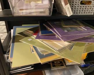 Matting and frames for all occasions.