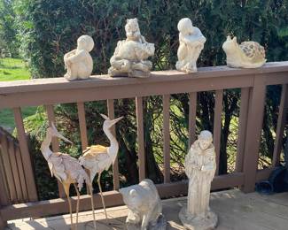 Fun outdoor yard art.