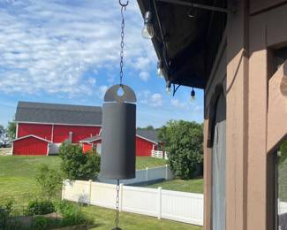 Iron wind chime.