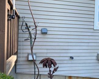 Iron yard art.