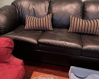 Vinyl Sofa