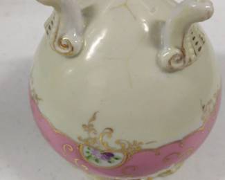 Royal Bavarian Collector Plate And Porcelain Footed Bowl