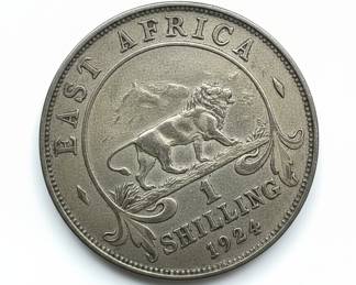 1924 East Africa 1 Shilling (George V)