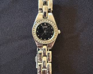 Citizen "Elegance" Quartz Women's Dress Watch with Crystal Bezel