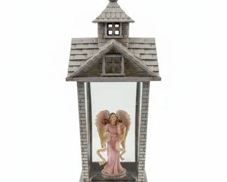 Battery-Operated Angel Glitter Water Lantern