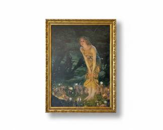 Edward Robert Hughes 'Midsummer Eve' Framed Reproduction Print
