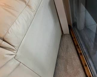 Cream Leather Armchair fifth image