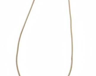 Silver-Tone Snake Chain Necklace