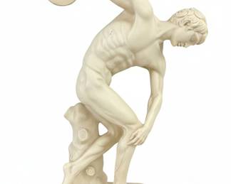 A. Santini Discobolus Statue