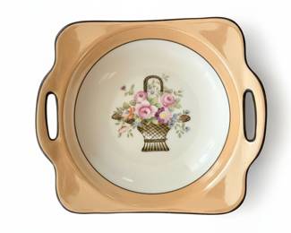 Vintage Noritake Lusterware Handled Dish
