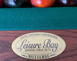 Leisure Bay Classic American Craftsmanship Pool Table second image