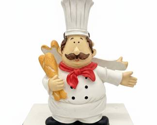 French Bistro Chef Napkin Holder