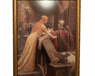 Edmund Blair Leighton 'God Speed' Framed Canvas Art Print