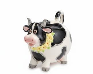 Omnibus Japan Ceramic Cow Cookie Jar