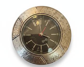 Vintage Hinged Travel Clock