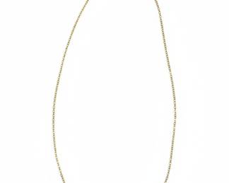 Vintage Gold Tone Cable Link Chain Necklace
