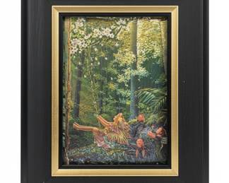 The Wood Nymph by Josephine Wall Art Print