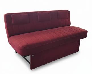 Vintage Channel-Tufted Sleeper Sofa