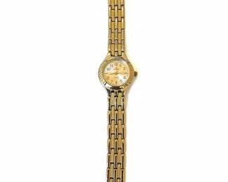 Geneva Quartz Two-Tone Fashion Wristwatch