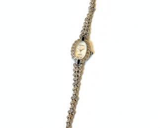 Majestron Vintage Marcasite-Style Quartz Bracelet Watch