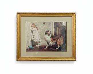 Charles Burton Barber 'A Special Pleader' Framed Print