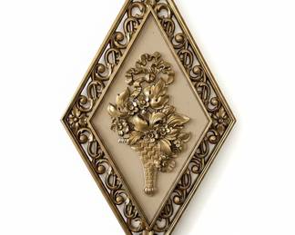 Vintage Dart Industries Diamond-Shaped Wall Plaque Set (No. 4271)