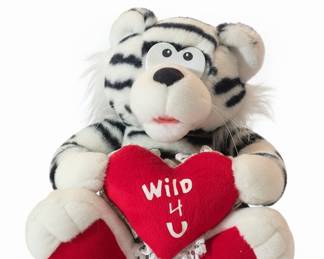 Dan Dee "Wild about You" White Tiger Plush