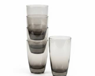 Vintage Libbey Classic Smoke Glass Tumblers