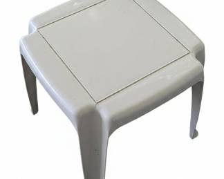 Vintage 1970s Flair Design Plastic Parsons Side Table