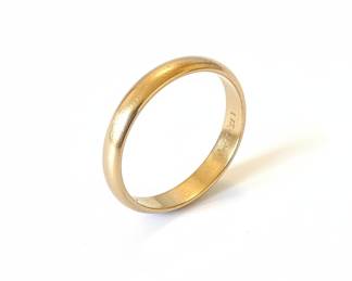 14K Yellow Gold Wedding Band