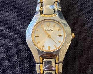 Bulova Classic Collection Two-Tone Stainless Steel White Dial Watch