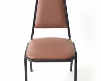 Commercial Stacking Banquet Chair with Trapezoidal Back