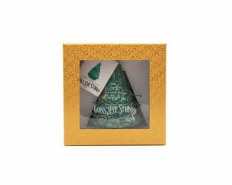 Glass Eye Studio "Holiday Tree" Oil Lamp with Murrini