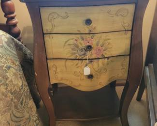 A pair of Painted Night Stands.
