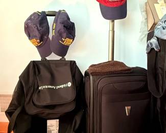 Joshua Kahan Fund Promotional Baseball Caps and Holland America Line Luggage Set