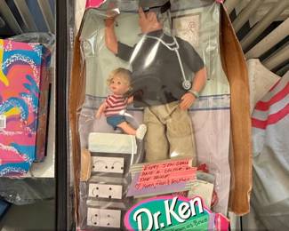 Mattel Dr. Ken Little Patient Tommy Doll Set