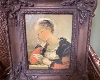 Framed Print of The Letter by JeanHonor Fragonard