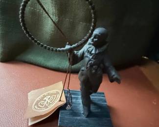 Cast Iron Little Piper Figurine