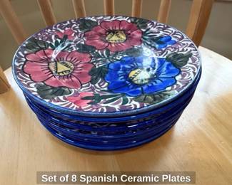 Set of Spanish Ceramic Plates
