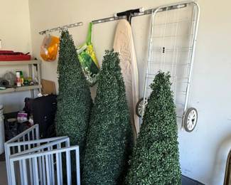 Artificial Boxwood Cone Topiary Trees