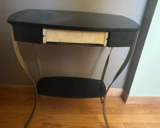 MidCentury Modern Style Console Table with Drawer and Shelf