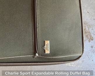 Charlie Sport Expandable Rolling Duffel Bag third image
