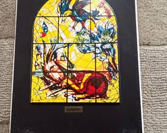 Marc Chagall Naphtali Stained Glass Panel Reproduction