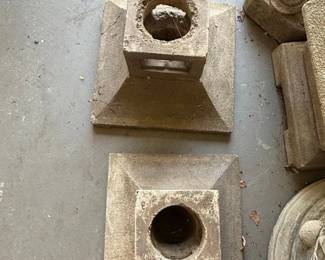 Antique Japanese Stone Lantern Kasuga Style each