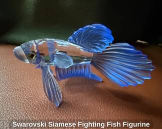 Swarovski Siamese Fighting Fish Figurine